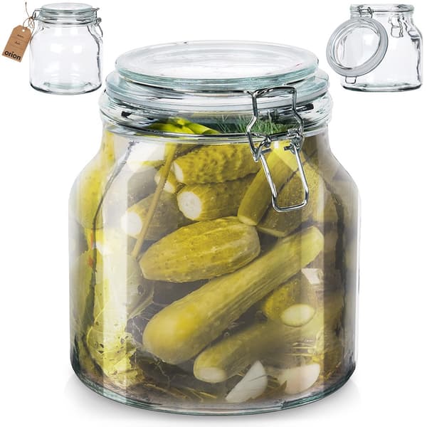 Patentglas med klemme IRMA 2,4 l