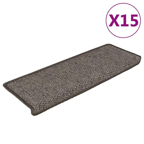 vidaXL selvklæbende trappetrin, 15 stk., 65x21x4 cm