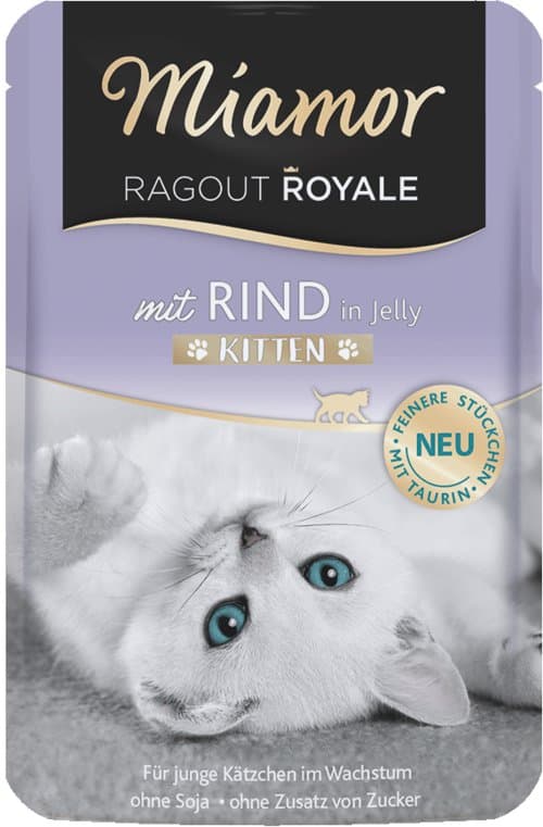 Miamor | Ragout Royale Kitten | 100g påse - Nötkött 100g