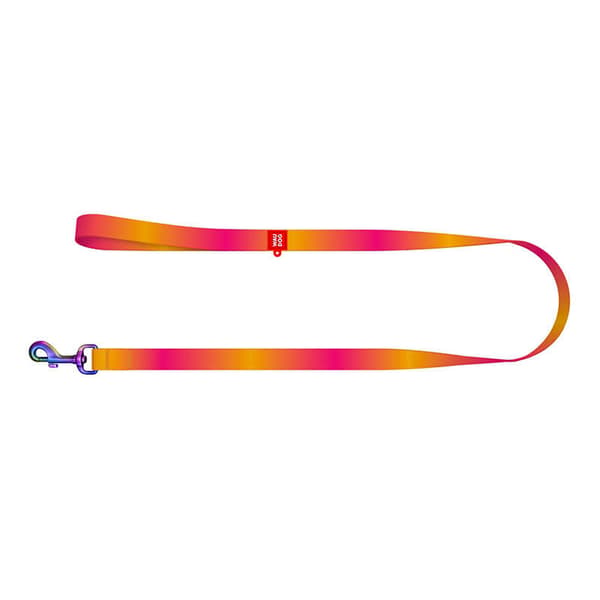 WAUDOG gradient hundkoppel i nylon, bredd 15 mm, längd 122 cm, orange