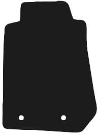 polyamid förarmatta för Isuzu D-MAX II pickup 2011- gummierad förarmatta