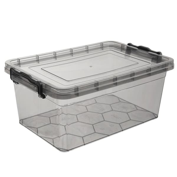 Ruokakontti kannella harmaa 14 l