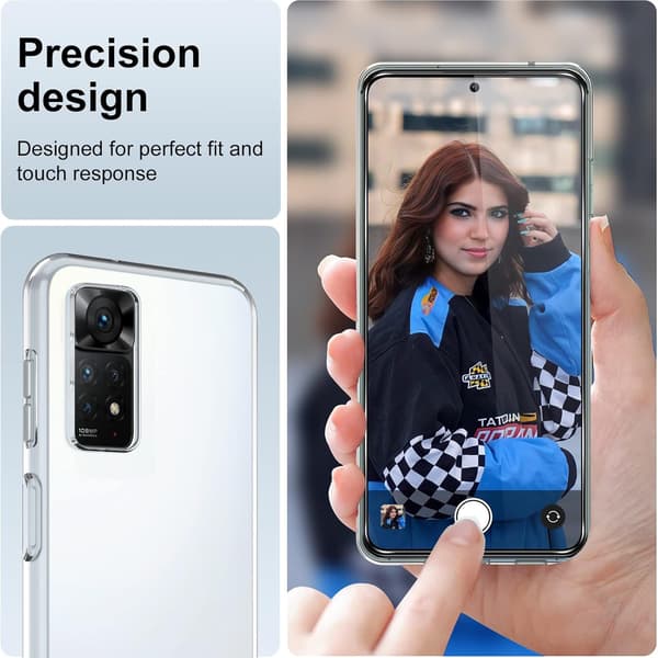 REDMI NOTE 11 PRO/ REDMI NOTE 11 PRO+ -PUHELIMEN LÄPINÄKYVÄ 2X LASIA