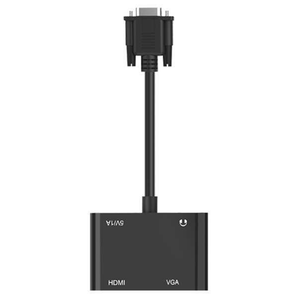 VGA HDMI -adapteri + VGA-splitteri + moniportti-adapteri + hubpi + D-Sub + jack