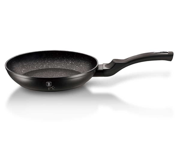 Granit stegepande 28cm BERLINGER HAUS SORT SØLV BH-1845