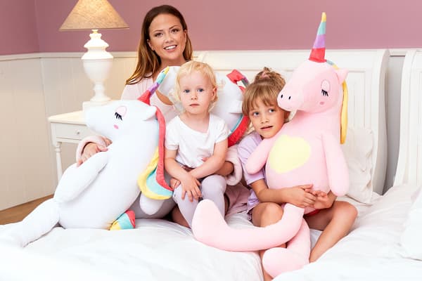 Unicorn Felix 80 cm - HVID