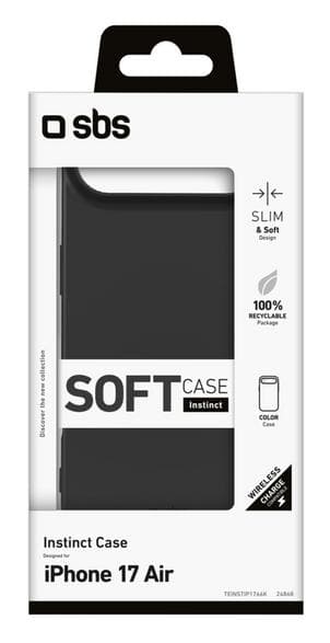 SBS Instinct-etui til iPhone 17 Air TEINSTIP1766K Sort