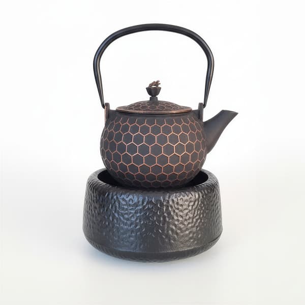 Støbejernskedel 1,2 l te- og urteinfuser + varmer
