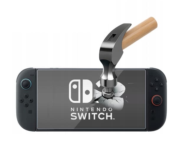 Härdat glas med applikatorram för Nintendo Switch 2 2025