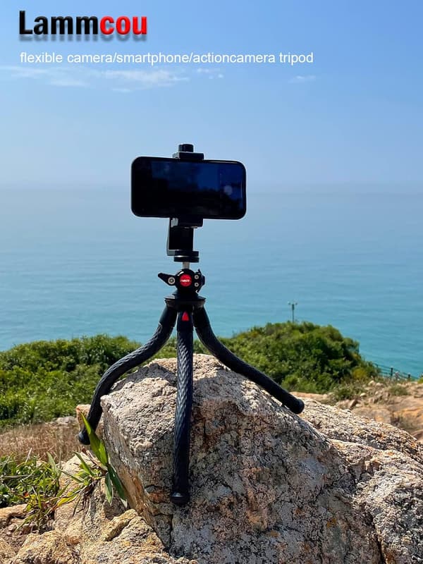 STATIV FÖR SMARTPHONE GOPRO-KAMERA FLEXIBELT STATIV 3 ÄNDER 30CM