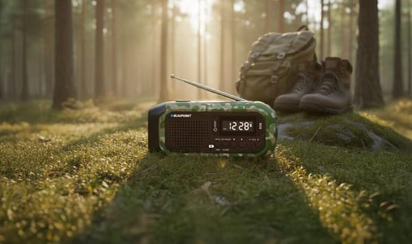 BLAUPUNKT ER20GC Nødradio Sort og Grøn