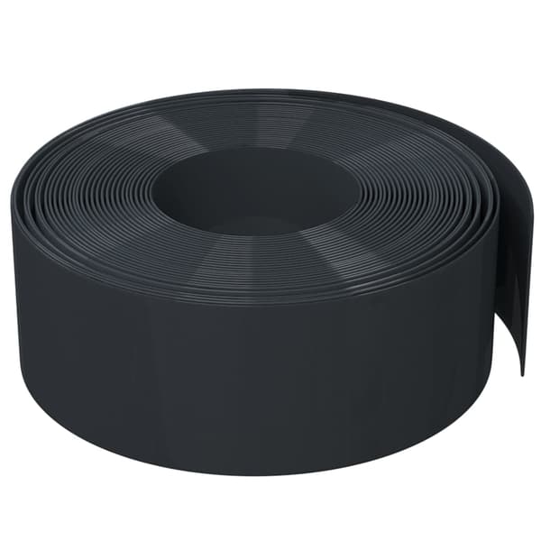 vidaXL havekant, 5 stk., sort, 10 m, 20 cm, polyethylen