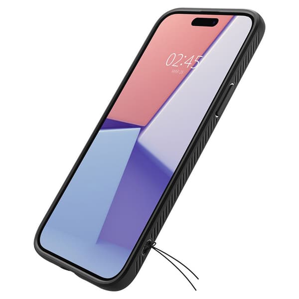 Spigen Liquid Air – Skal till iPhone 15 Plus (Mattsvart)