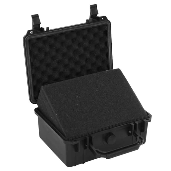 vidaXL flightcase, sort, 24x19x11 cm, PP