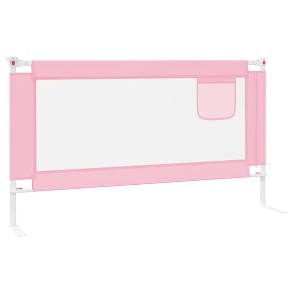 vidaXL sengehest lyserød 150x25 cm stof