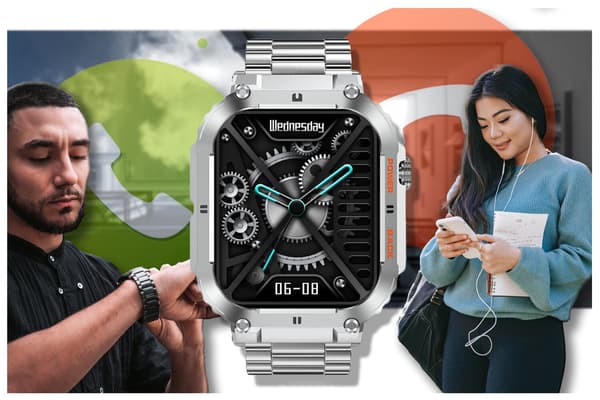 GRAVITY GT6-7 HERRE SMARTWATCH - OPKALD, SØVNMONITOR (sg020g)
