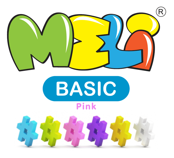 Meli Pink resepackblock 250 st.
