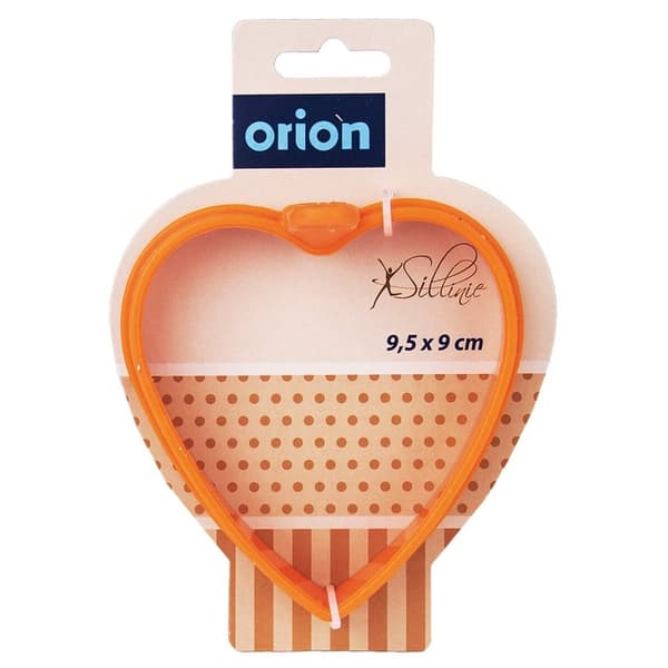 Silikonäggform orange hjärta SILLINIE