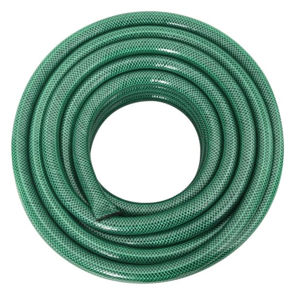 vidaXL Trädgårdsslang, Grön, 0,9", 30 m, PVC
