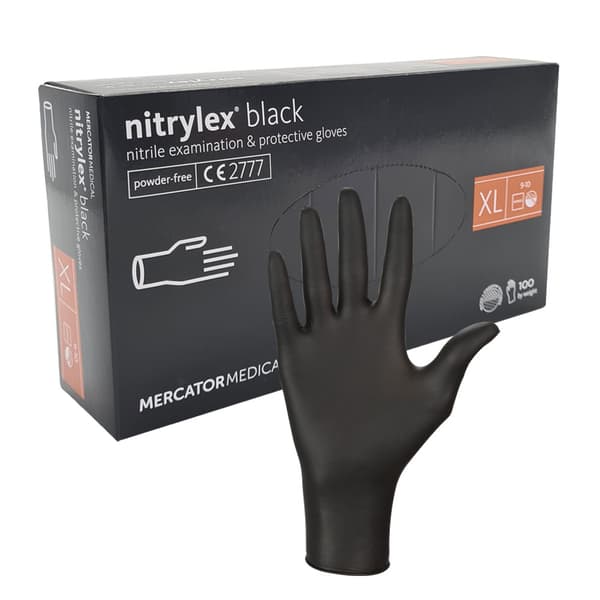 Mercator Nitrylex Sort XL nitrilhandsker 100 stk.