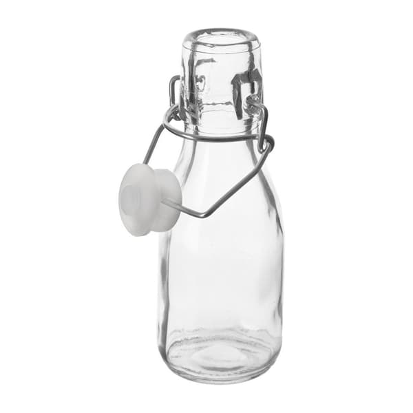 Lasipullo klipsillä 160 ml