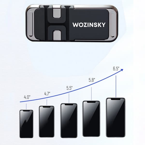 Wozinsky Magnetisk Telefonhållare med Kabelorganiserare (WMCDO-B1)