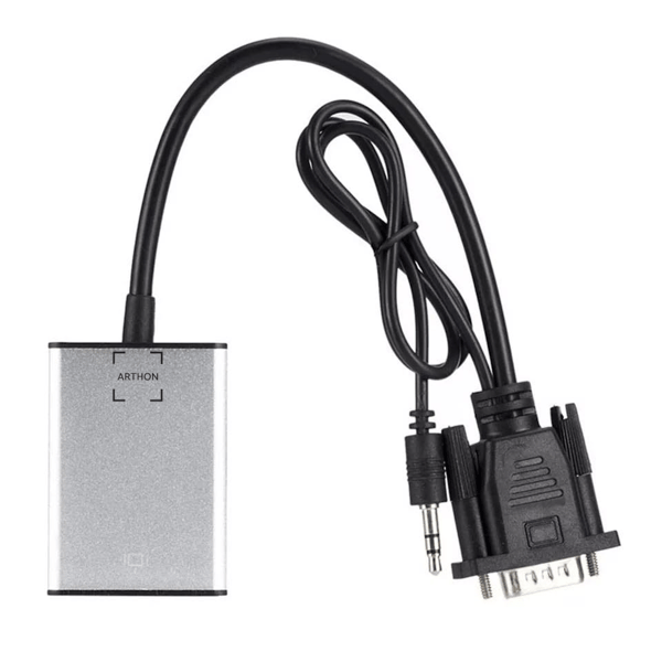 VGA + 3,5 mm jack - HDMI -muunnin