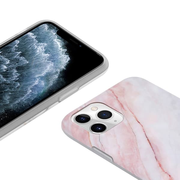 Crong Marmor Skal - iPhone 11 Pro Skal (Rosa)