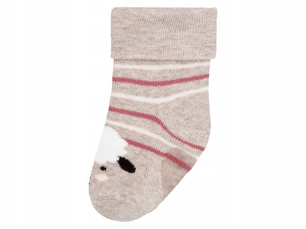 LUPILU PURE babysokker, 3 par, størrelse 11-14