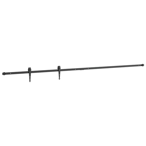 vidaXL skydedørssystem til møbler, 213 cm, kulstofstål