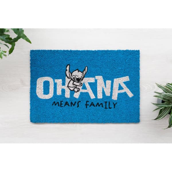 Disney Stitch - Dørmåtte (40 x 60 cm) (blå)
