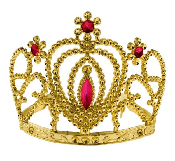 Tiara rubiineilla 1 kpl.