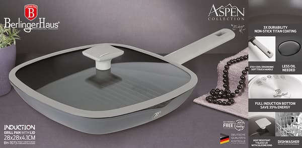 TITANIUMGRILLPANNA BERLINGER HAUS BH-7073 ASPEN