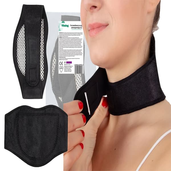 Magnetiskt halsband med turmalin och magneter