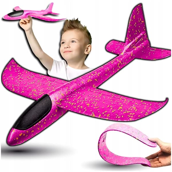 STORT FLYGPLAN I STYROFOAM 47 cm SEGLIFTER PRESENT TILL BARNS