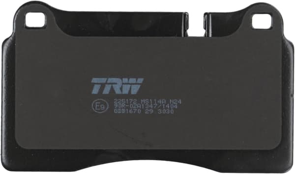 FRAMBROMSBELÄGG GDB1670 TRW