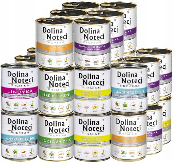 Dolina Noteci Premium vådfoder til hunde MIX af smagsvarianter 24x800g
