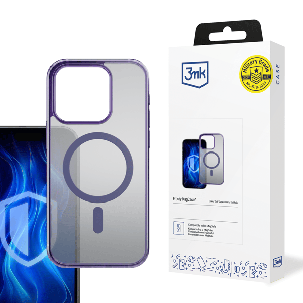 Apple iPhone 13 Pro - 3mk Frosty MagCase Lilla
