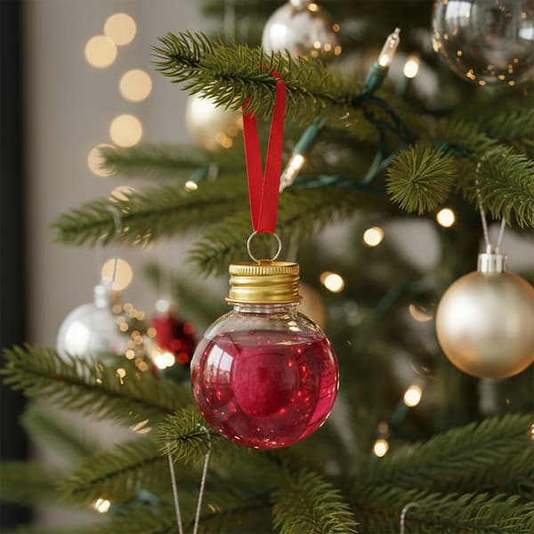 6X ALKOHOLBOLLAR 50ml JULGRANSTJÄRNABOLL JULKLAPP