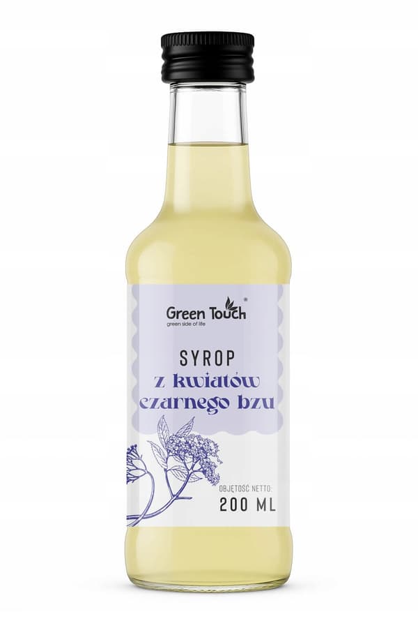 Fløderblomssirup 200 ml naturlig uden farvestoffer og konserveringsmidler