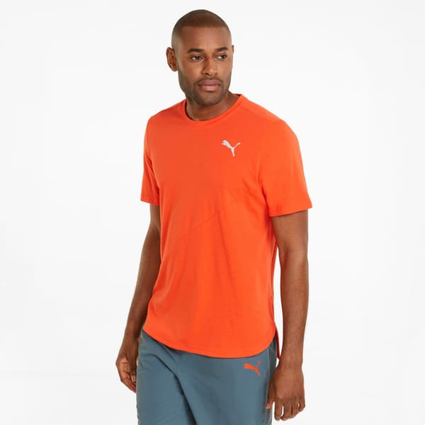 Puma TRAIN LOGO herr träningströja orange 52153725 storlek XL