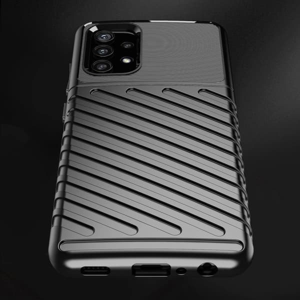 Thunder Case flexibelt armerat skal Samsung Galaxy A72 4G blå