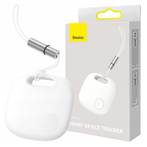 Baseus T2 Pro Bluetooth-spårare med rem (vit)
