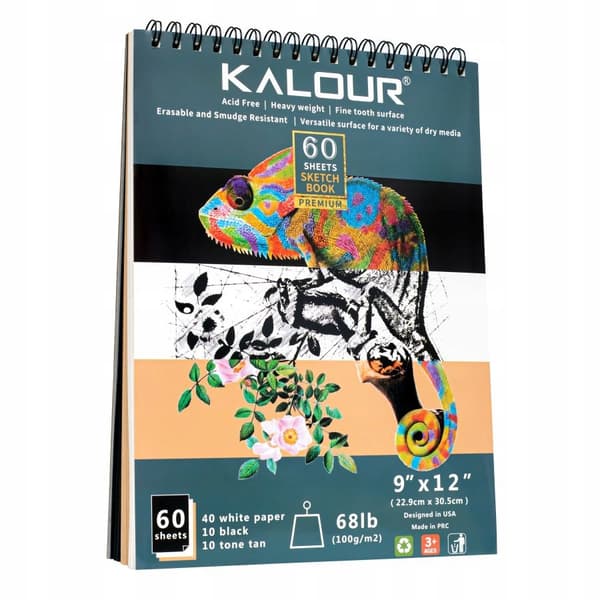 Kalour spiraalilla piirustusvihko