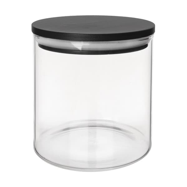Glasbeholder til tørvarer med låg og tætning 450 ml