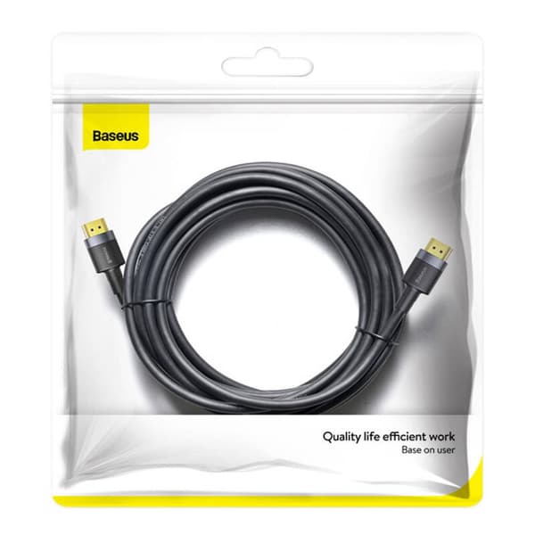 Baseus Cafule HDMI 2.0 Kabel, 4K, 3D, 5m (Sort-Grå)