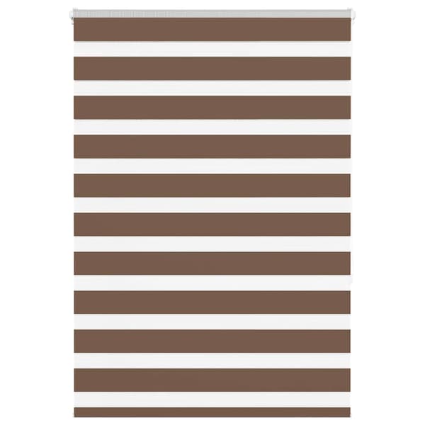 vidaXL Zebra rullegardin, birk, stofbredde 90,9 cm, polyester