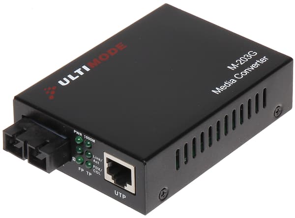 SINGLE-MODE MEDIECONVERTER M-203G ULTIMODE