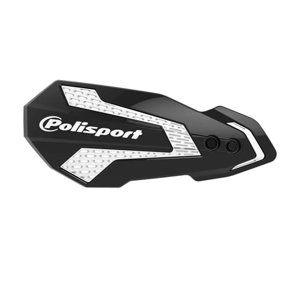 Håndbeskyttere Leaf Mx Flow Universal Polisport 12 23 Sort og Hvid