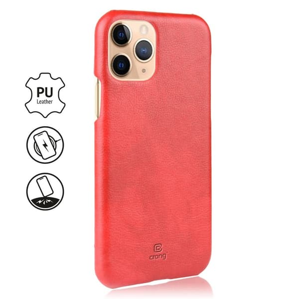Crong Essential Cover - iPhone 11 Pro-skal (rött)